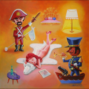 Pop Art Künstler und Maler  Venus Battle