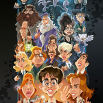 Karikatur Harry Potter