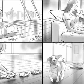 Storyboards, Animatics, Key-Visuals