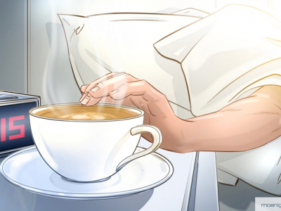 Kaffeetasse Hand