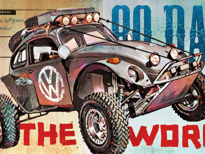 Konzept und Illustrationen zu dem VW Lookbook