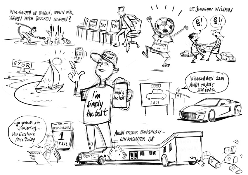 Storyboards, Animatics, Visuals für die MaFo, Moodfilme, Food, P