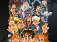 Karikatur Harry Potter