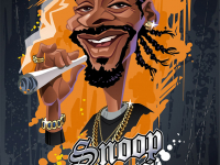 Karikatur Snoop Dogg